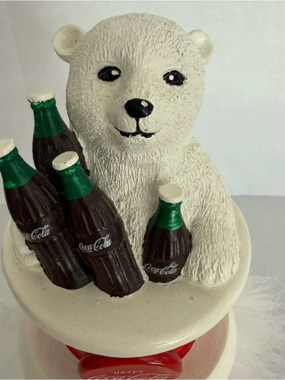 Kurt Adler Coca-Cola Hollywood Nutcracker with Polar Bear Hat 15-Inch - Picture 6 of 17
